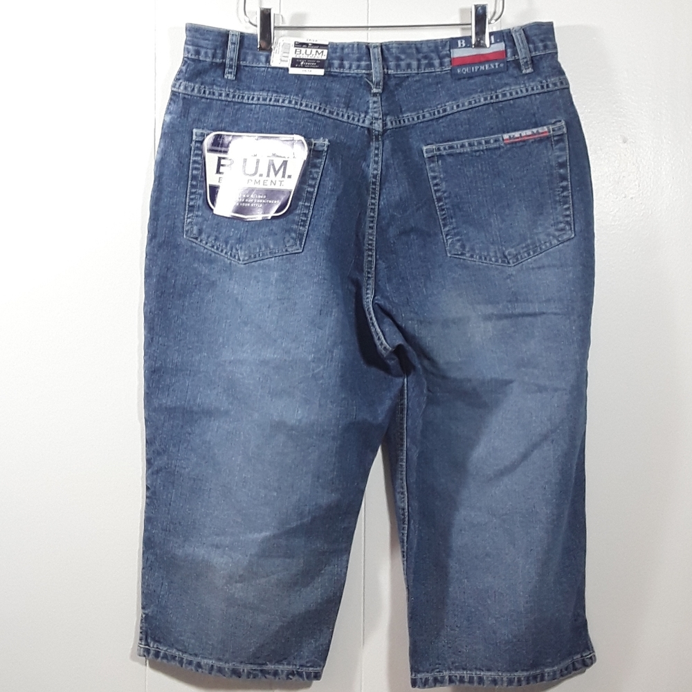 Vtg. Deadstock NWT Bum Equipment  high waist mom shorts size 15